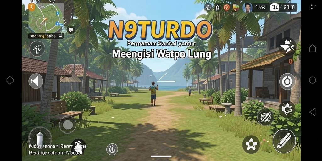 Screenshot gameplay N9TURBO yang menampilkan keseruan bermain.